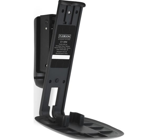 Flexson FLXS1WM2021 Sonos One Wall Mount Tilt Speaker Bracket Twin Pack - Black | Atlantic Electrics - 39477862138079 