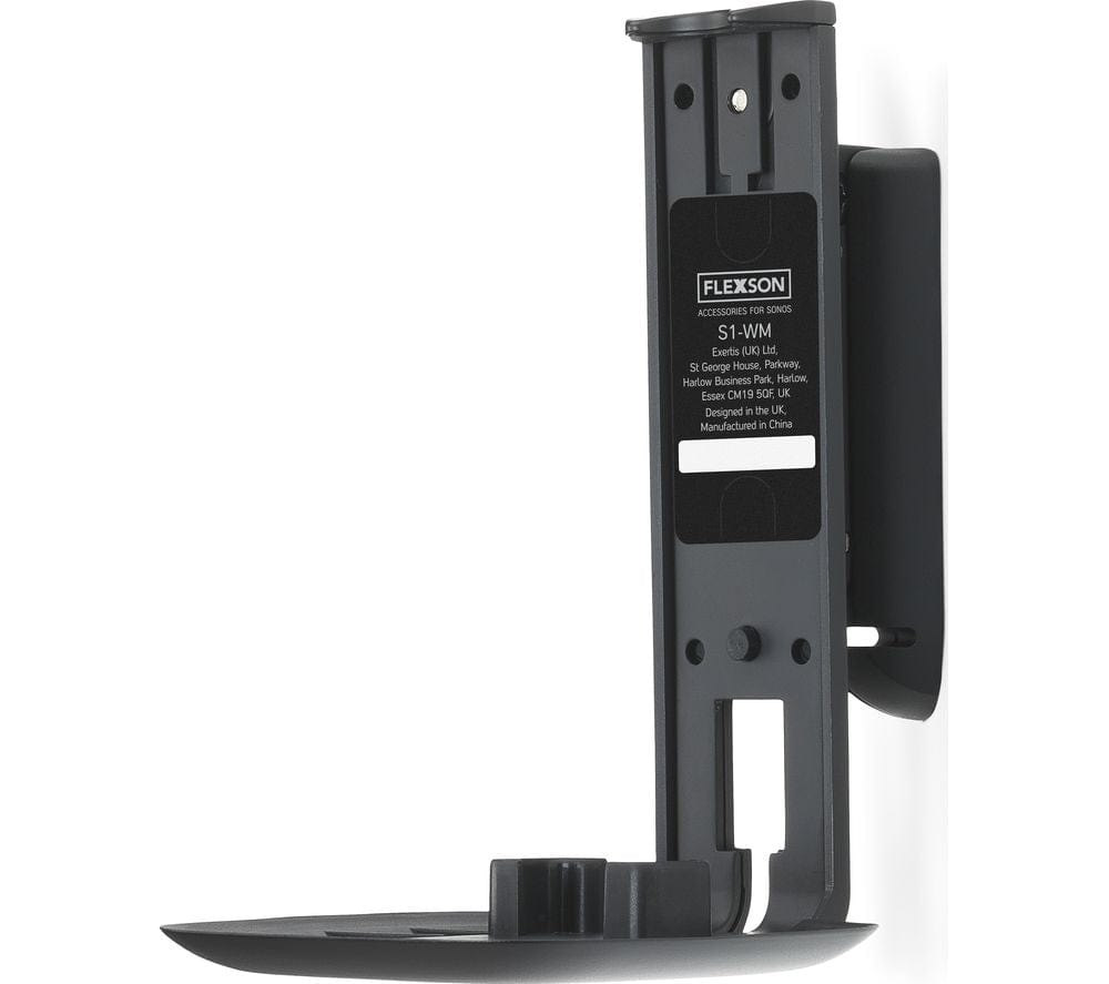 Flexson FLXS1WM2021 Sonos One Wall Mount Tilt Speaker Bracket Twin Pack - Black | Atlantic Electrics - 39477862105311 