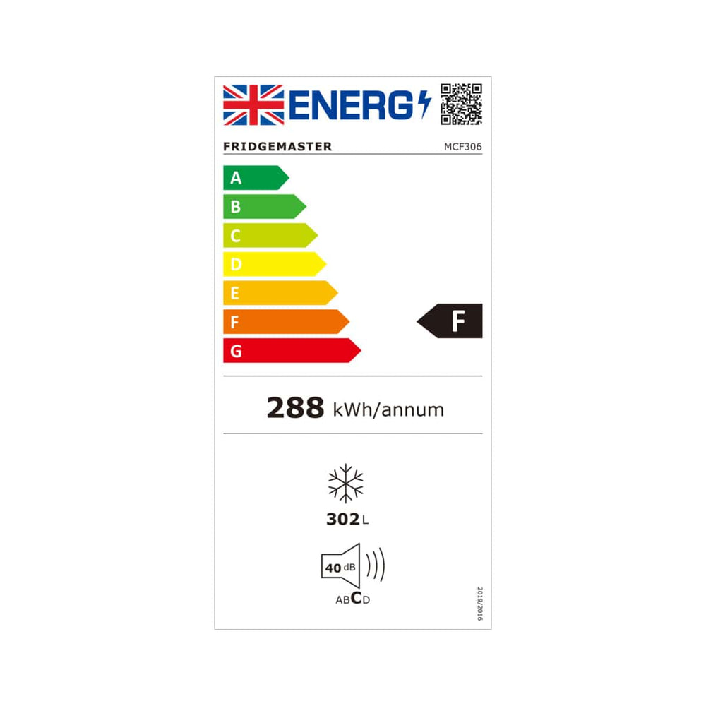 Fridgemaster MCF306 112.5cm Static Chest Freezer - White | Atlantic Electrics - 39477862990047 