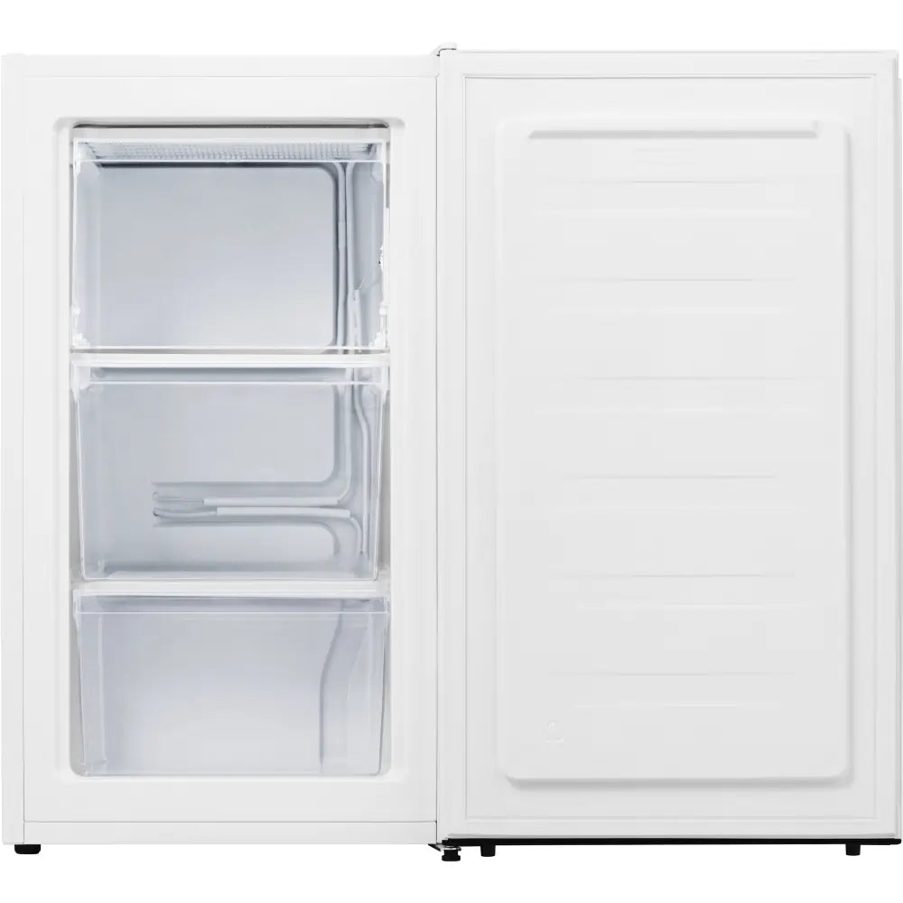 Fridgemaster MUZ4860E Static Under Counter Freezer - White | Atlantic Electrics - 40452140826847 