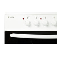 Thumbnail Haden HE60DOMW 60cm Double Oven Ceramic Cooker in White | Atlantic Electrics- 41449475801311
