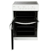 Thumbnail Haden HE60DOMW 60cm Double Oven Ceramic Cooker in White | Atlantic Electrics- 41449475866847