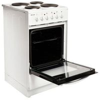 Thumbnail Haden HES50W 50cm Single Oven Electric Cooker White | Atlantic Electrics- 39477865513183