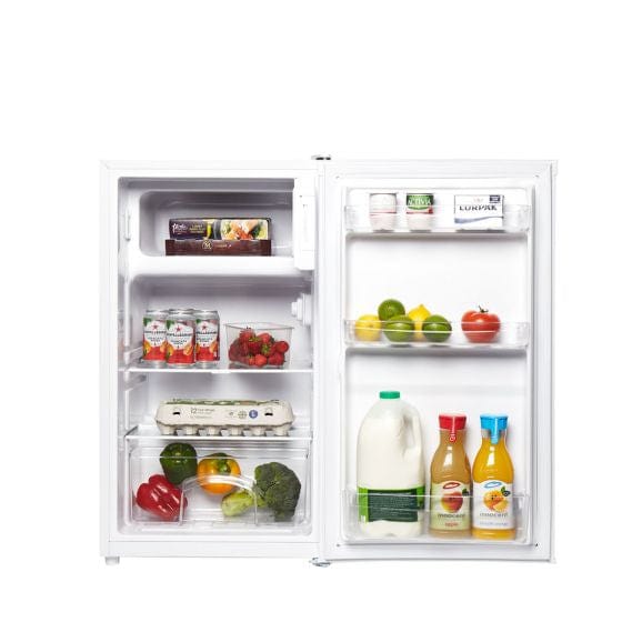 Haden HR82W 48cm Under Counter Fridge with 3 Star Ice Box, White | Atlantic Electrics - 39477868724447 