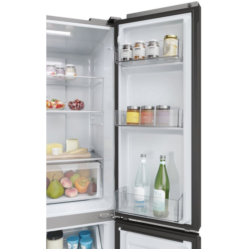 Haier HCR3818ENMM Freestanding American Style Refrigeration - Inox - Atlantic Electrics - 40314523189471 