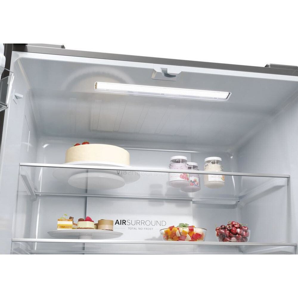 Haier HCR3818ENMM Freestanding American Style Refrigeration - Inox - Atlantic Electrics - 40314523255007 