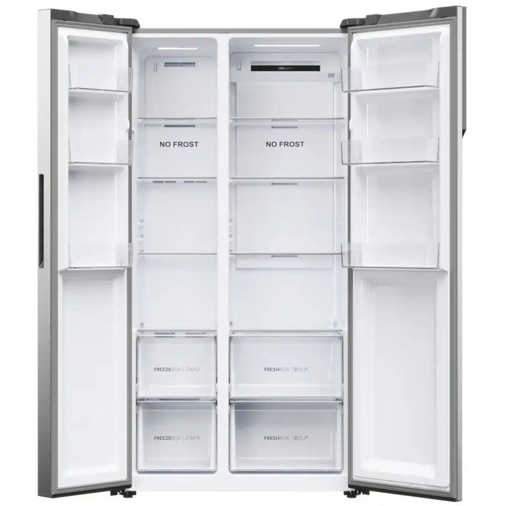 Haier HSR5918DNMP American Fridge Freezer - Inox | Atlantic Electrics - 40452141121759 