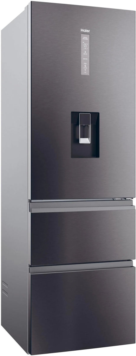 Haier HTW5618EWMP Wifi Connected 60/40 Total No Frost Fridge Freezer - Stainless Steel | Atlantic Electrics - 41449477701855 