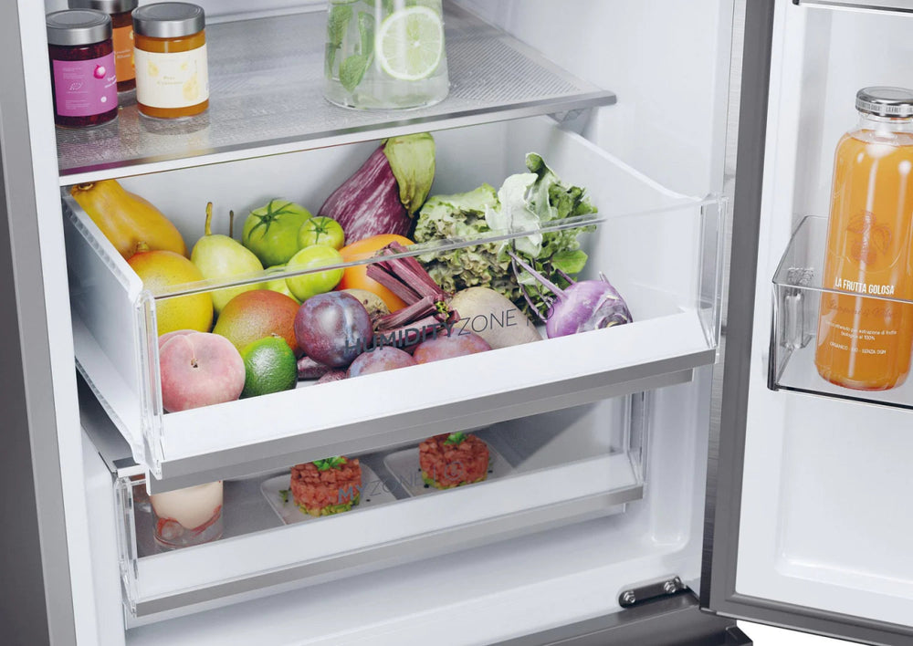 Haier HTW5618EWMP Wifi Connected 60/40 Total No Frost Fridge Freezer - Stainless Steel | Atlantic Electrics - 41449477570783 