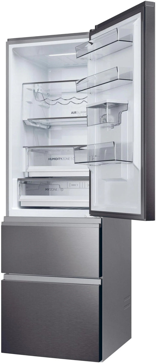 Haier HTW5618EWMP Wifi Connected 60/40 Total No Frost Fridge Freezer - Stainless Steel | Atlantic Electrics - 41449477636319 