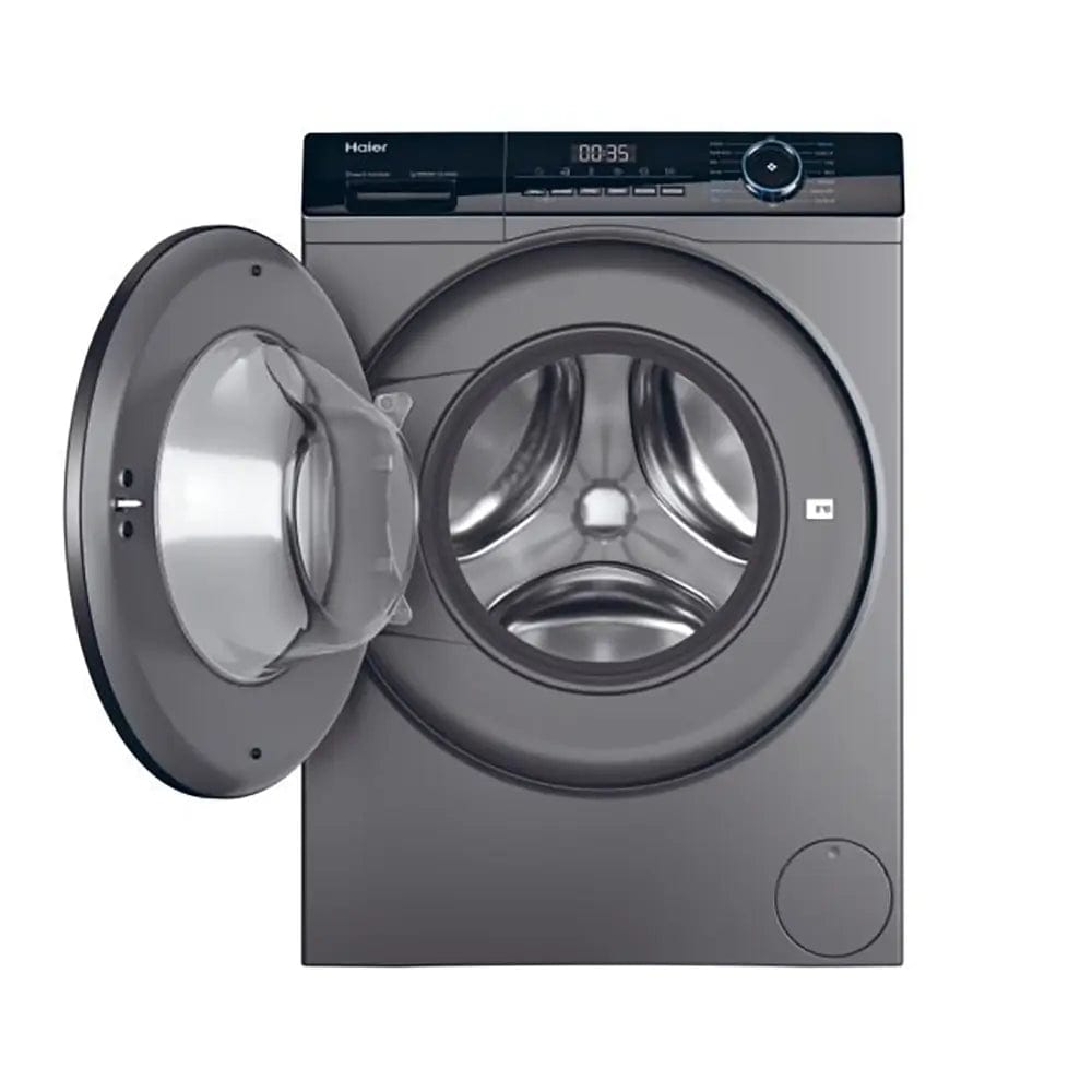 Haier HW100B14939S8 10kg 1400 Spin Washing Machine Graphite - Atlantic Electrics - 39477869445343 