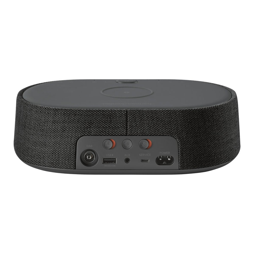 Harman Kardon Citation Oasis voice-controlled speaker with DAB/DAB+ radio and wireless phone charging - Black | Atlantic Electrics - 39477869281503 