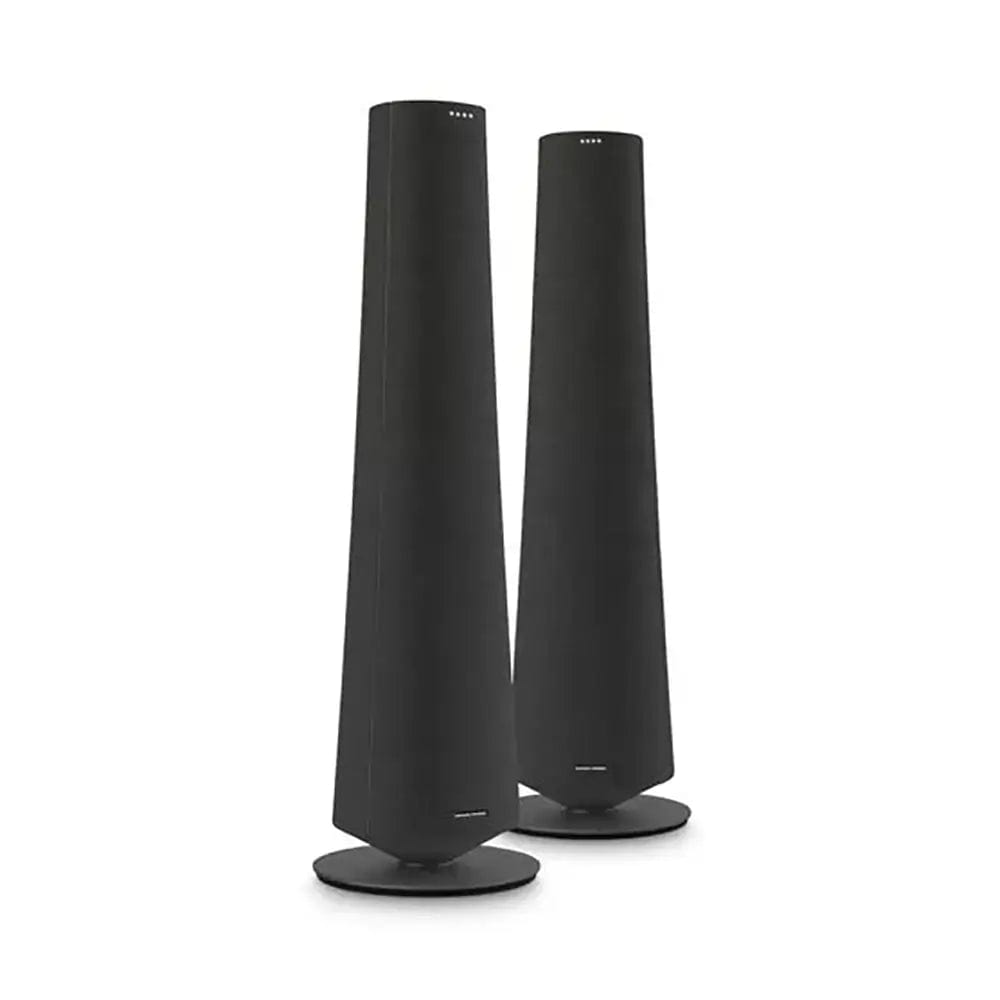 Harman Kardon Citation Tower, Voice Activated Floor-standing Speaker with Google Assistant, 34.7cm Wide - Black | Atlantic Electrics