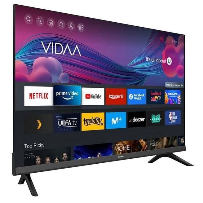 Hisense 40 Inch 40A4GTUK Smart TV Full HD with Freeview Play | Atlantic Electrics - 39477874491615 