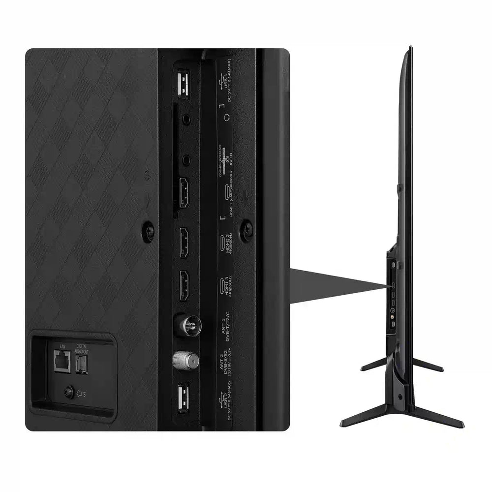 Hisense 43A6KTUK 43" 4K HDR UHD Smart LED TV Dolby Vision DTS Virtual:X - Black - Atlantic Electrics - 40452141482207 