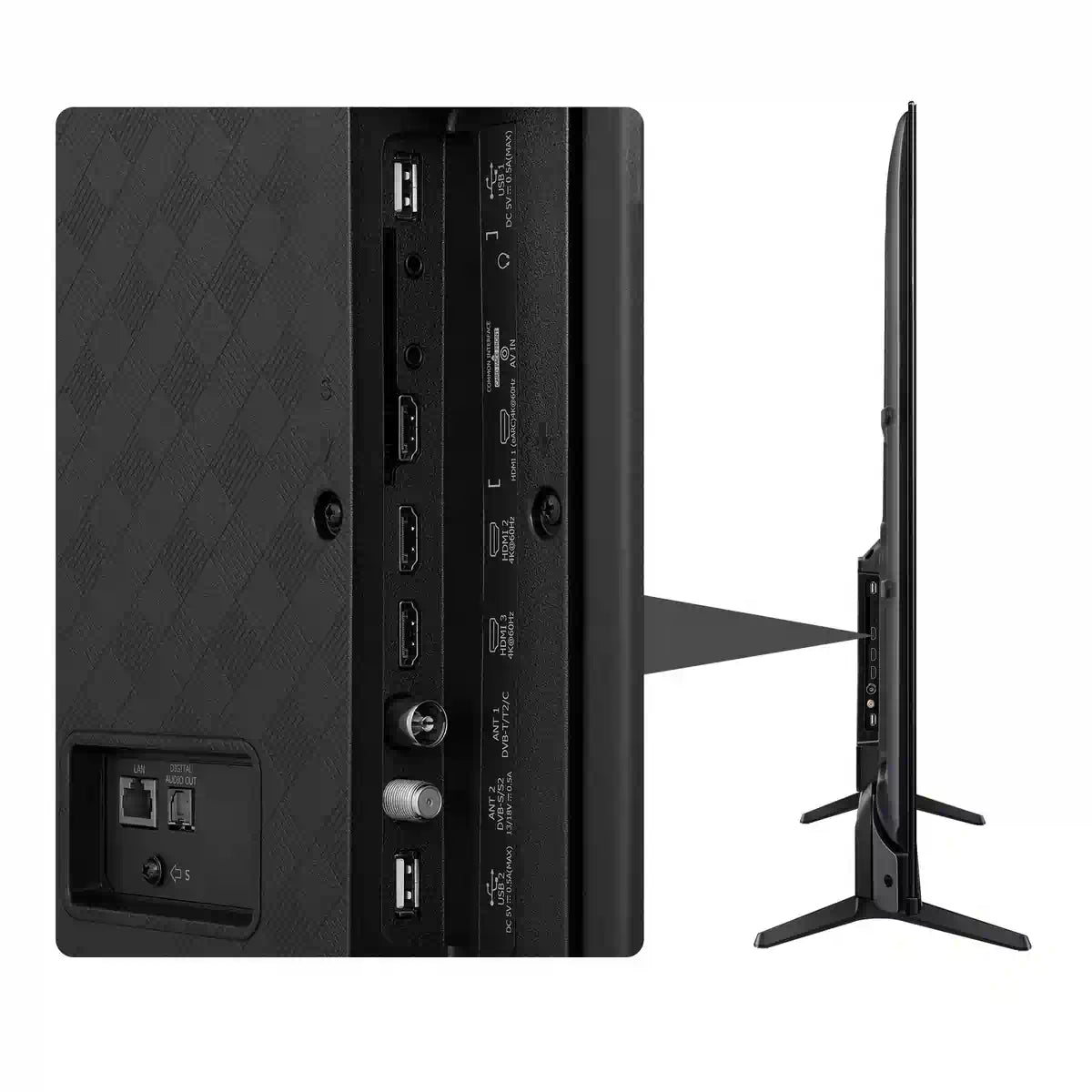 Hisense 43A6KTUK 43" 4K HDR UHD Smart LED TV Dolby Vision DTS Virtual:X - Black | Atlantic Electrics
