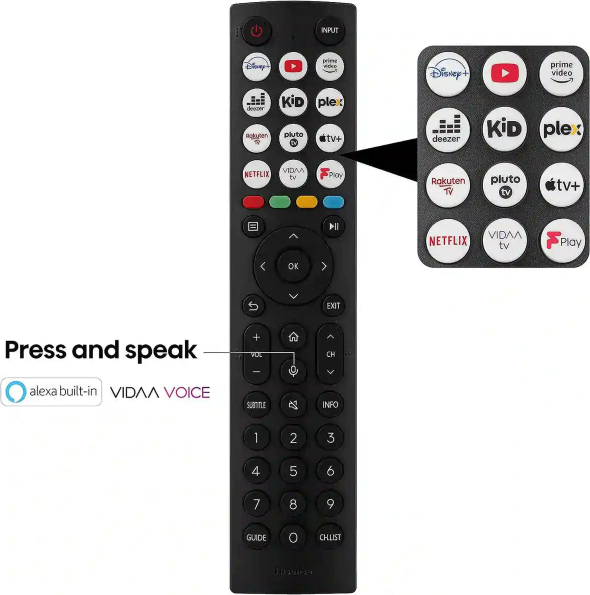 Hisense 55A6KTUK A6K 55" Ultra 4K HD DLED Smart TV - Black | Atlantic Electrics