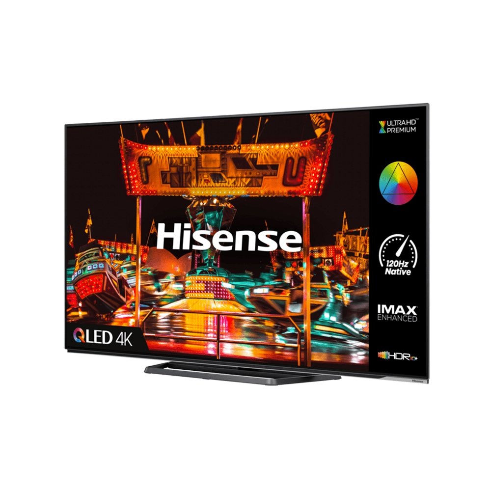 Hisense 55A85HTUK 55" 4K OLED Smart TV, 122.6cm Wide - Black | Atlantic Electrics