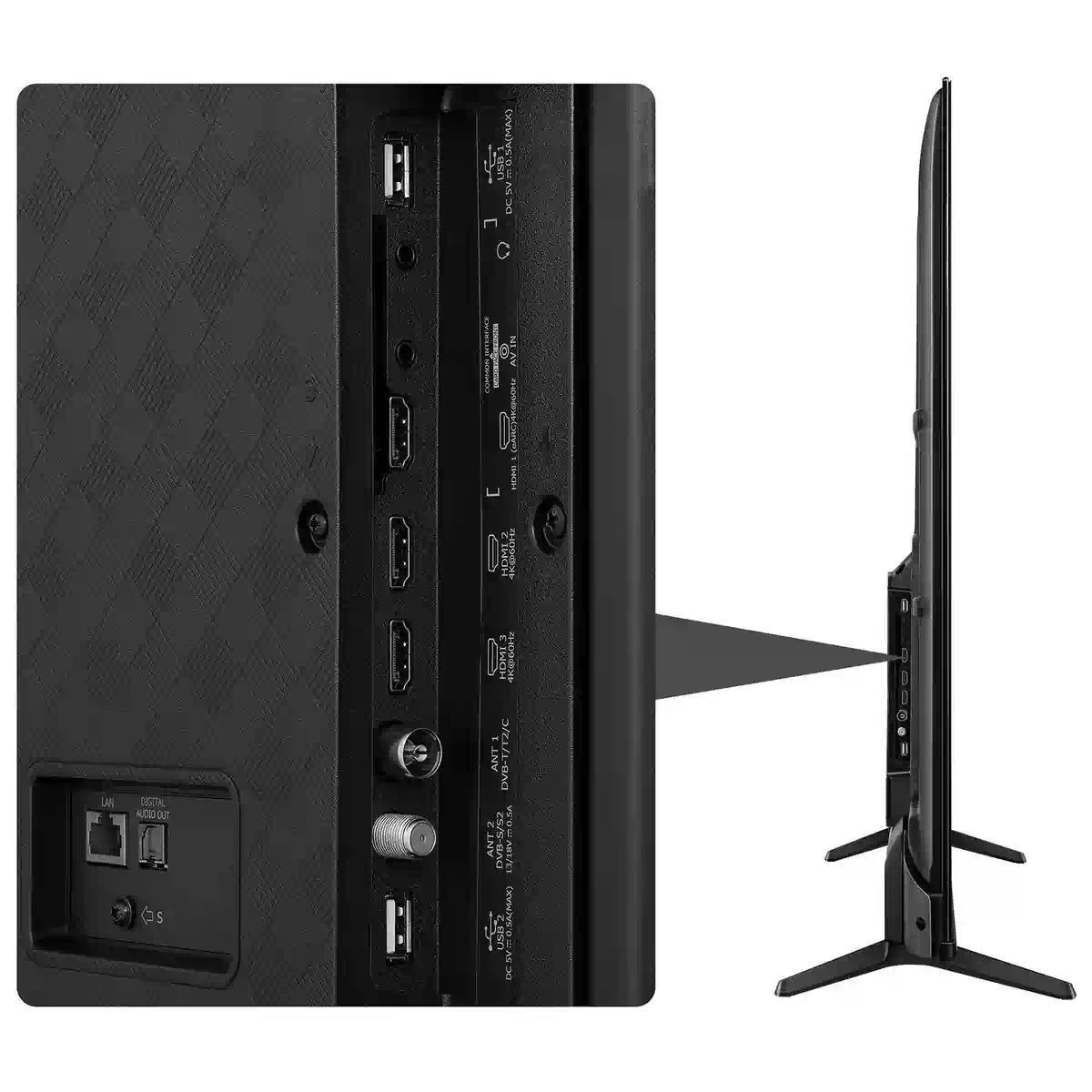 Hisense 65A6KTUK 65" 4K HDR UHD Smart LED TV Dolby Vision DTS Virtual:X - Black | Atlantic Electrics