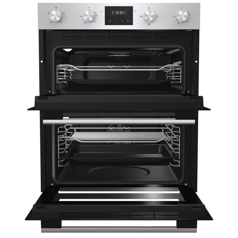 Hisense BID75211XUK 54 Litre Built Under Electric Double Oven, 59.5cm Wide - Stainless Steel | Atlantic Electrics