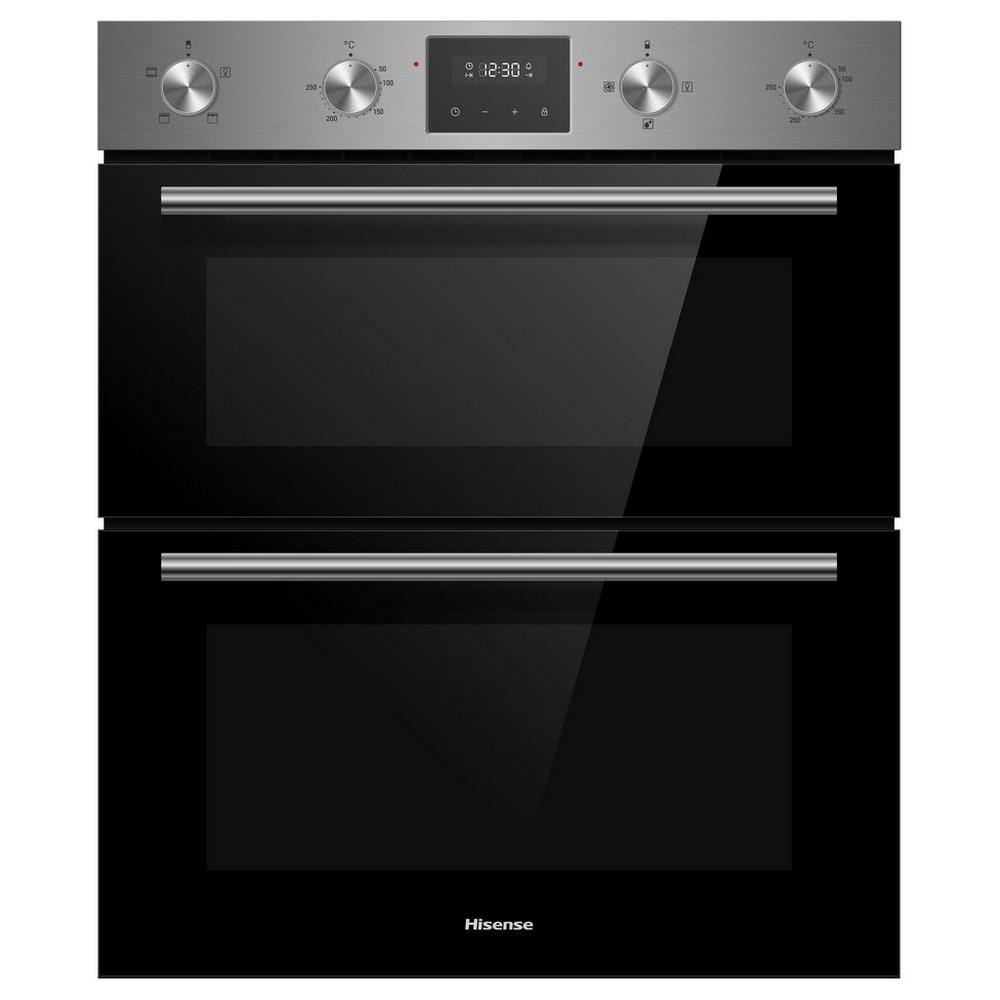 Hisense BID75211XUK 54 Litre Built Under Electric Double Oven, 59.5cm Wide - Stainless Steel | Atlantic Electrics