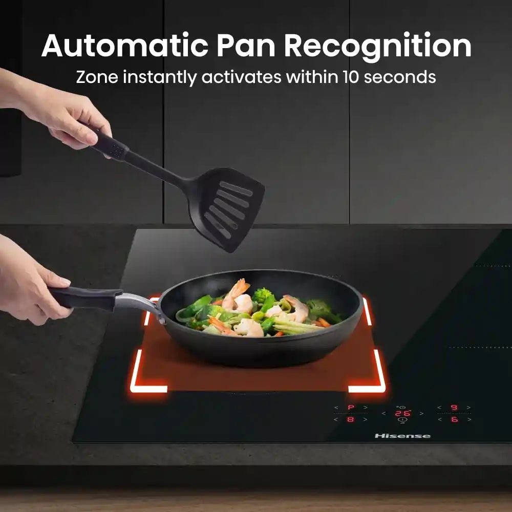 Hisense HI6401BSC 60cm Induction Hob - Black | Atlantic Electrics