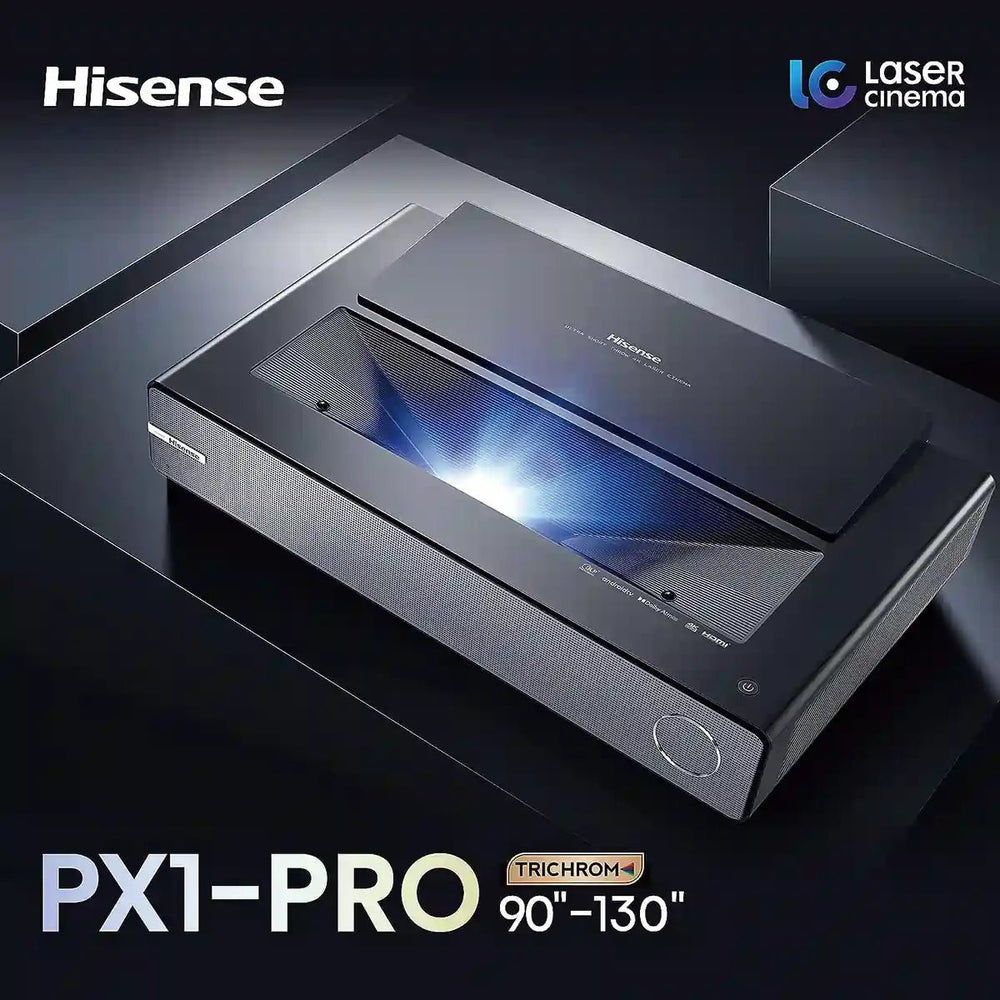Hisense PX1 Pro (Black) 4K Ultra Short Throw DLP Smart Projector | Atlantic Electrics - 40452161175775 