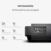 Thumbnail Hisense PX1 Pro (Black) 4K Ultra Short Throw DLP Smart Projector | Atlantic Electrics- 40452161143007