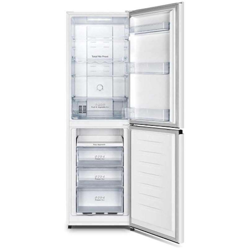 Hisense RB327N4BWE 55cm 60/40 Frost Free Fridge Freezer White | Atlantic Electrics - 39477897494751 