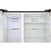 Thumbnail Hisense RS741N4WB11 Non Plumed American Style Fridge Freezer in Black A+ Energy | Atlantic Electrics- 39477903982815