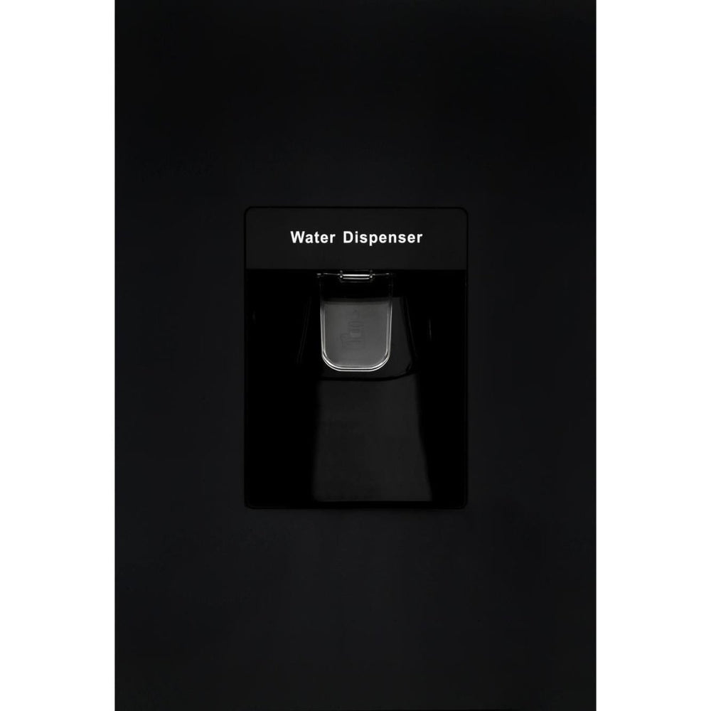 Hisense RS741N4WB11 Non Plumed American Style Fridge Freezer in Black A+ Energy | Atlantic Electrics - 39477903720671 