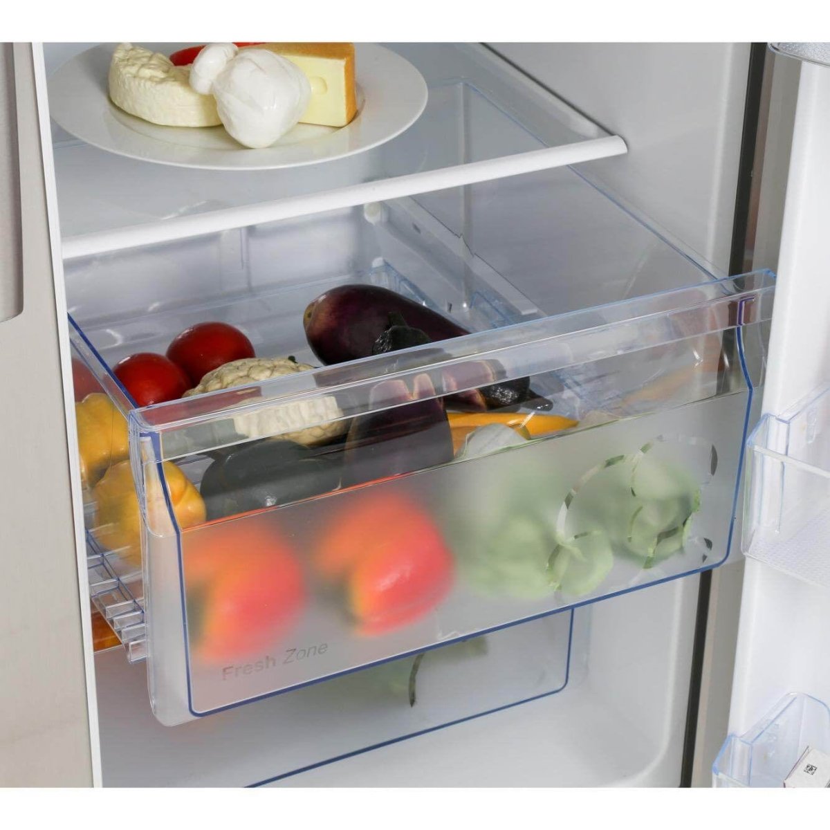 Hisense RS741N4WC11 non-plumbed American Style Fridge Freezer - Stainless Steel | Atlantic Electrics
