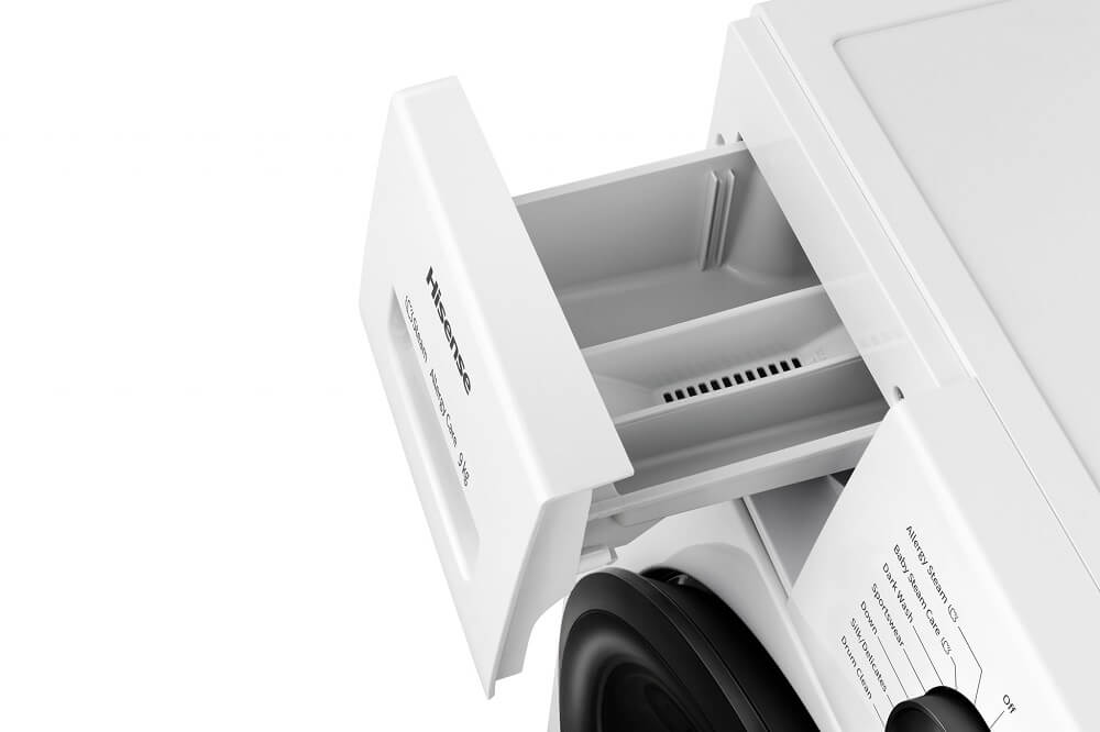 Hisense WFQP7012EVM 7kg 1200 Spin Washing Machine - White | Atlantic Electrics - 39477901263071 