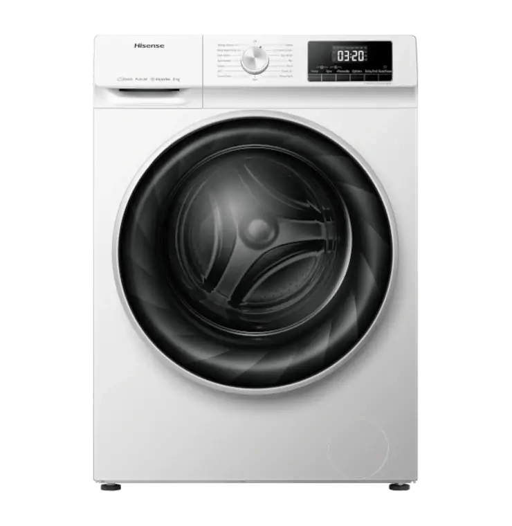Hisense WFQY801418VJM 8kg 1400 Spin Washing Machine - White - Atlantic Electrics