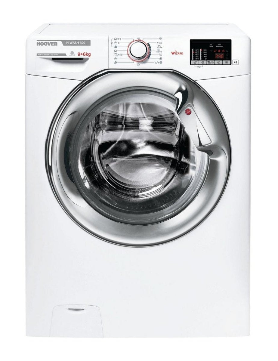 Hoover H3D4965DCE Freestanding Washer Dryer 9kg/6kg 1400rpm - White | Atlantic Electrics - 39477898903775 