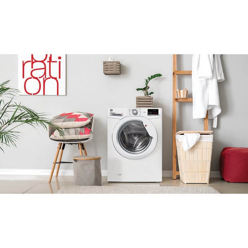 Hoover H3W582DE 8kg 1500 Spin Washing Machine - White | Atlantic Electrics