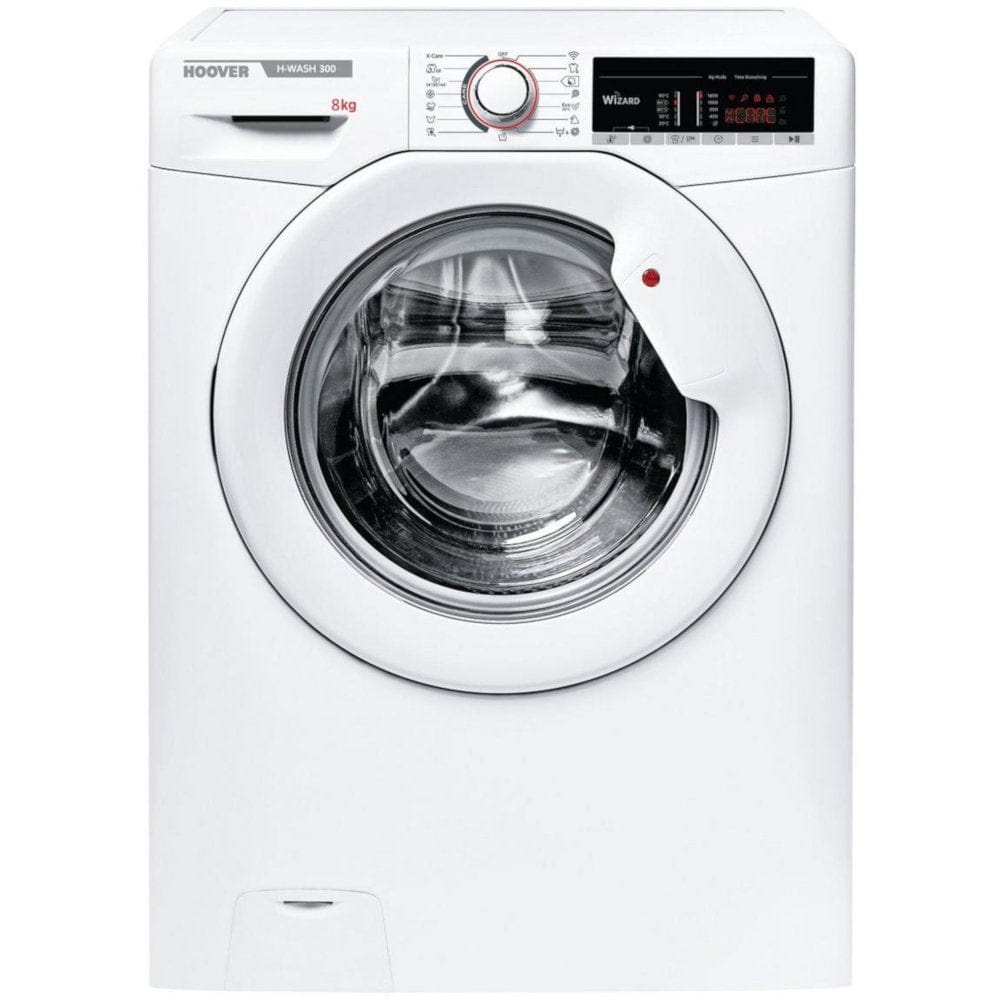 Hoover H3W58TE Freestanding Washing Machine 8kg 1500rpm - White | Atlantic Electrics - 39477900476639 
