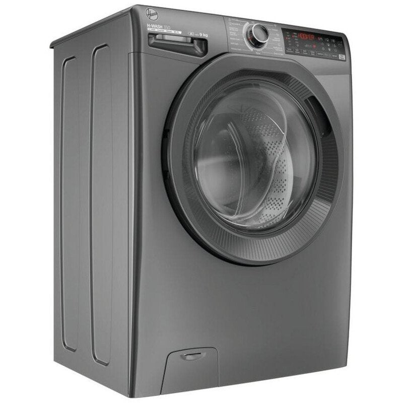 HOOVER H3WPS496TMRR6 1400 SPIN 9KG WASHING MACHINE - Graphite | Atlantic Electrics - 40456498118879 
