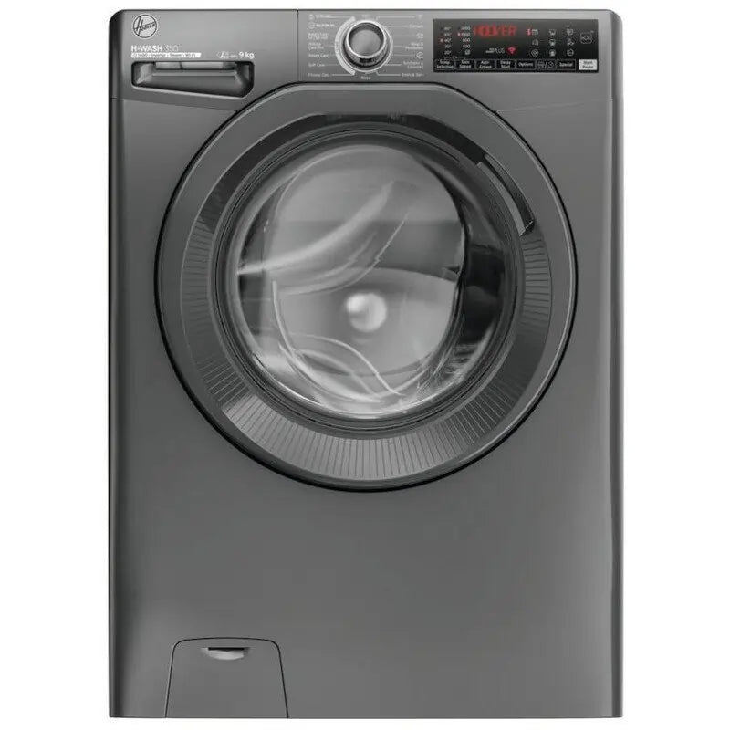 HOOVER H3WPS496TMRR6 1400 SPIN 9KG WASHING MACHINE - Graphite | Atlantic Electrics - 40456498086111 
