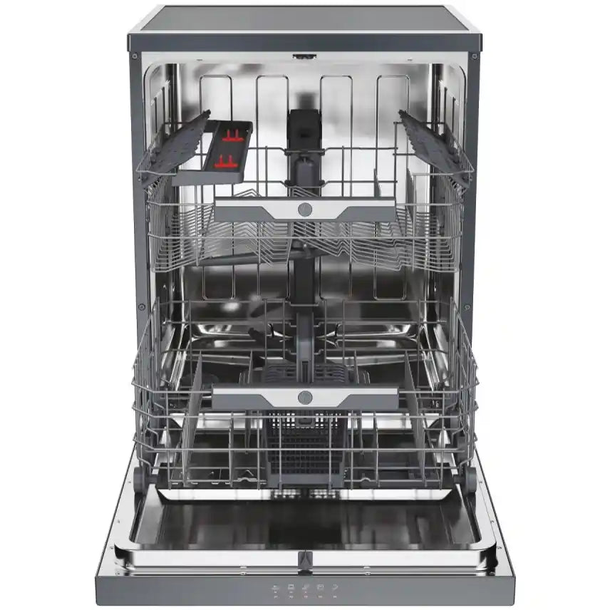 Hoover HF4C7L0A 60cm Dishwasher in 14 Place Settings - Graphite | Atlantic Electrics - 40547384197343 