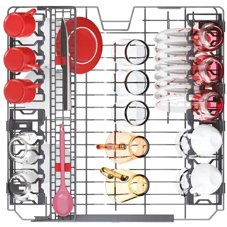 Hoover HF4C7L0A 60cm Dishwasher in 14 Place Settings - Graphite | Atlantic Electrics