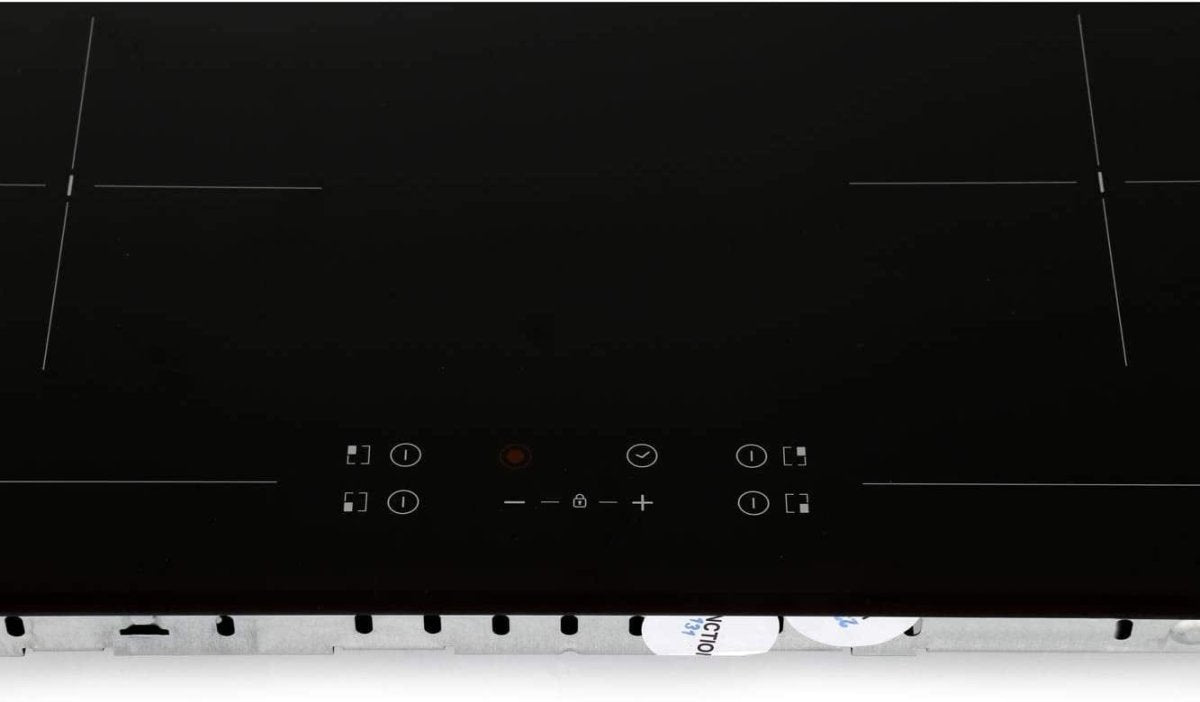 Hoover HH64DB3T 60cm Four Zone Ceramic Hob With Double Zone - Black | Atlantic Electrics