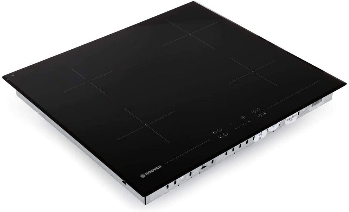 Hoover HH64DB3T 60cm Four Zone Ceramic Hob With Double Zone - Black - Atlantic Electrics