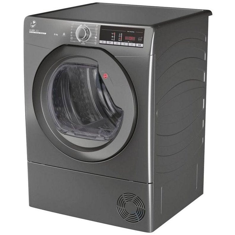 Hoover HLEC8TRGR 8KG Condenser Tumble Dryer Graphite | Atlantic Electrics