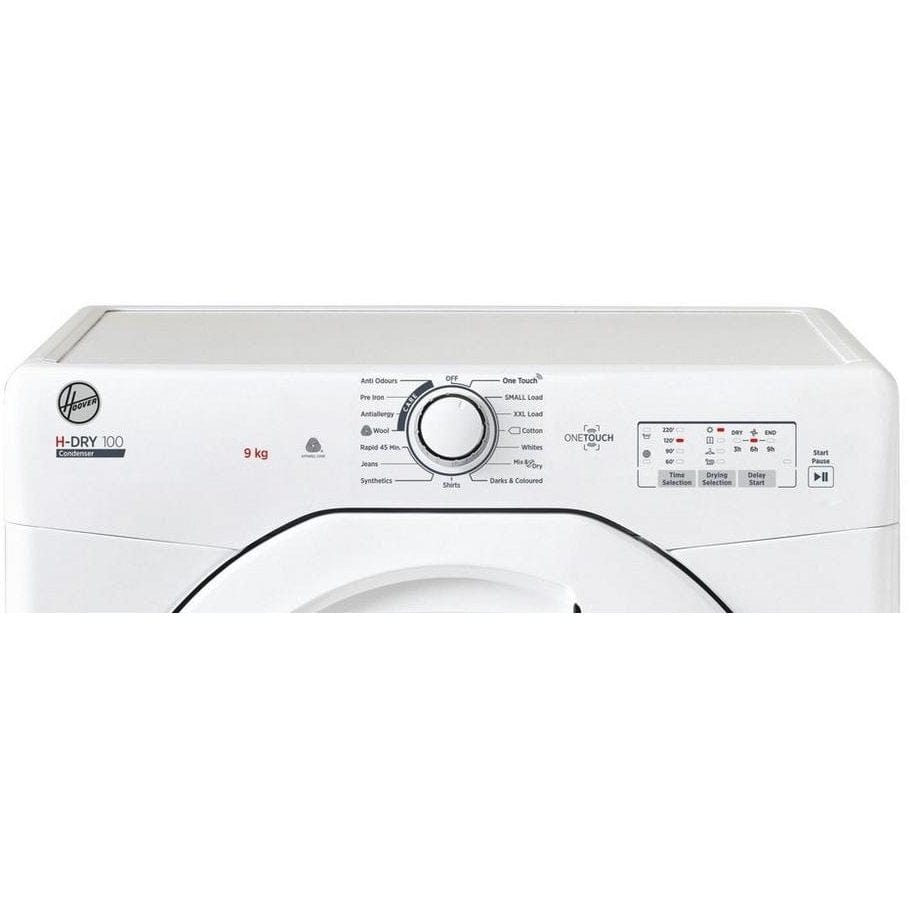 Hoover HLEC9LG 9KG Condenser Tumble Dryer White | Atlantic Electrics - 39477902606559 