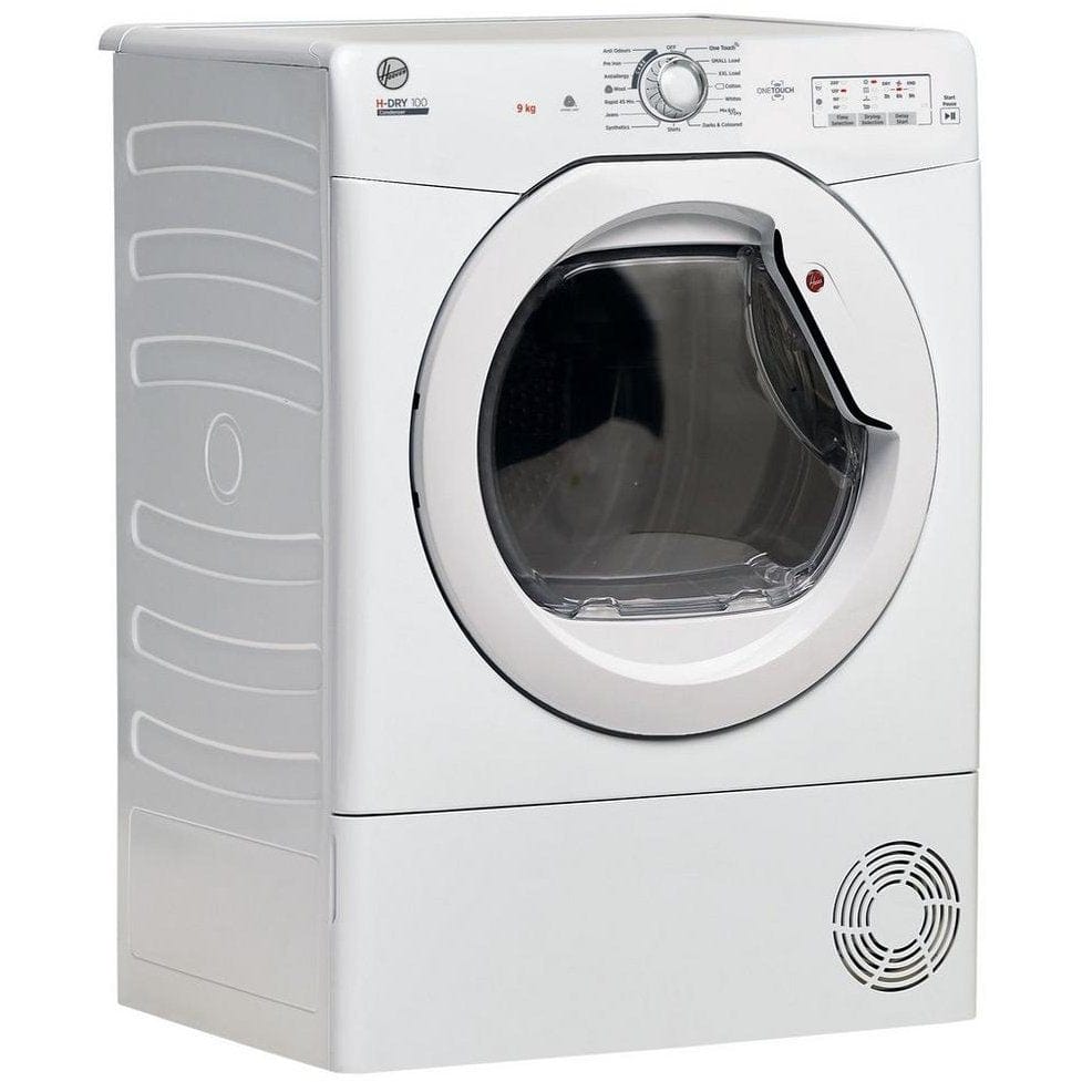 Hoover HLEC9LG 9KG Condenser Tumble Dryer White | Atlantic Electrics - 39477902639327 