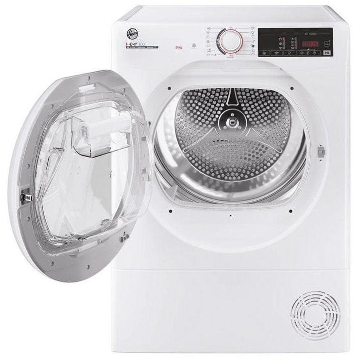 Hoover HLEC9TE 9kg Condenser Tumble Dryer White - Atlantic Electrics - 39477904572639 