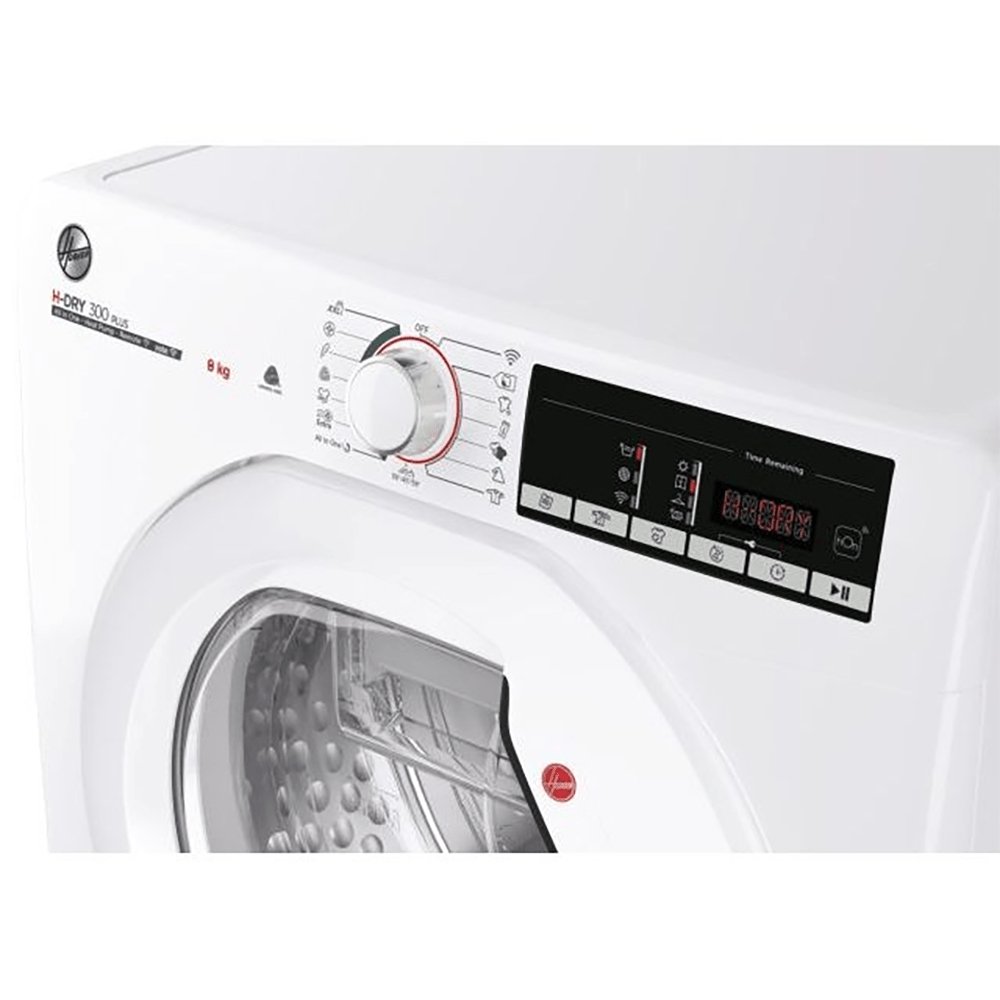 Hoover HLEH8A2TE 8kg Heat Pump Tumble Dryer White | Atlantic Electrics