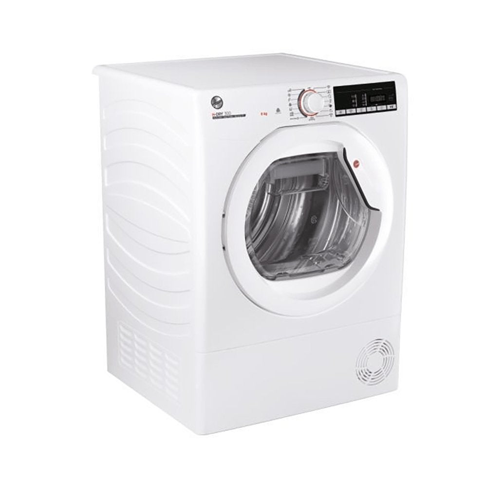 Hoover HLEH8A2TE 8kg Heat Pump Tumble Dryer White | Atlantic Electrics - 39477904736479 