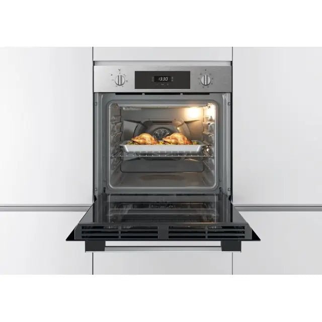 Hoover HOC3B3058IN 65L Multifunction Single Built In Oven 8 Function Stainless Steel | Atlantic Electrics - 40639548129503 
